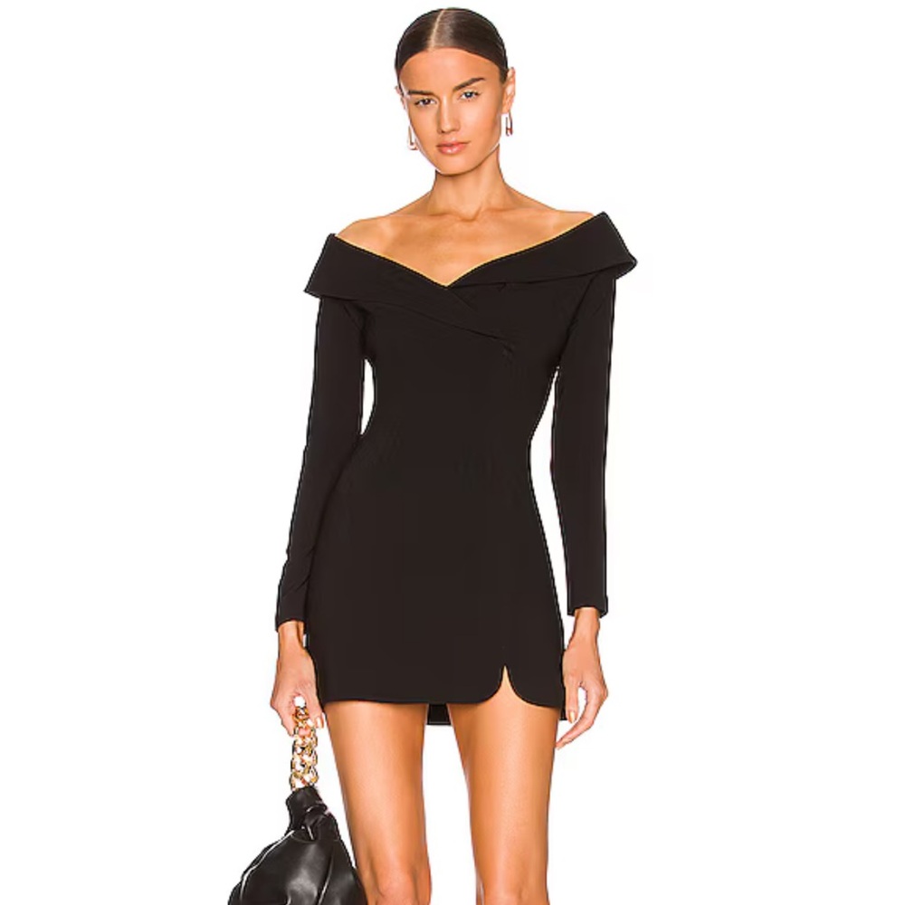 L'Academie - Indra Mini Dress in Black - XXS - NWT